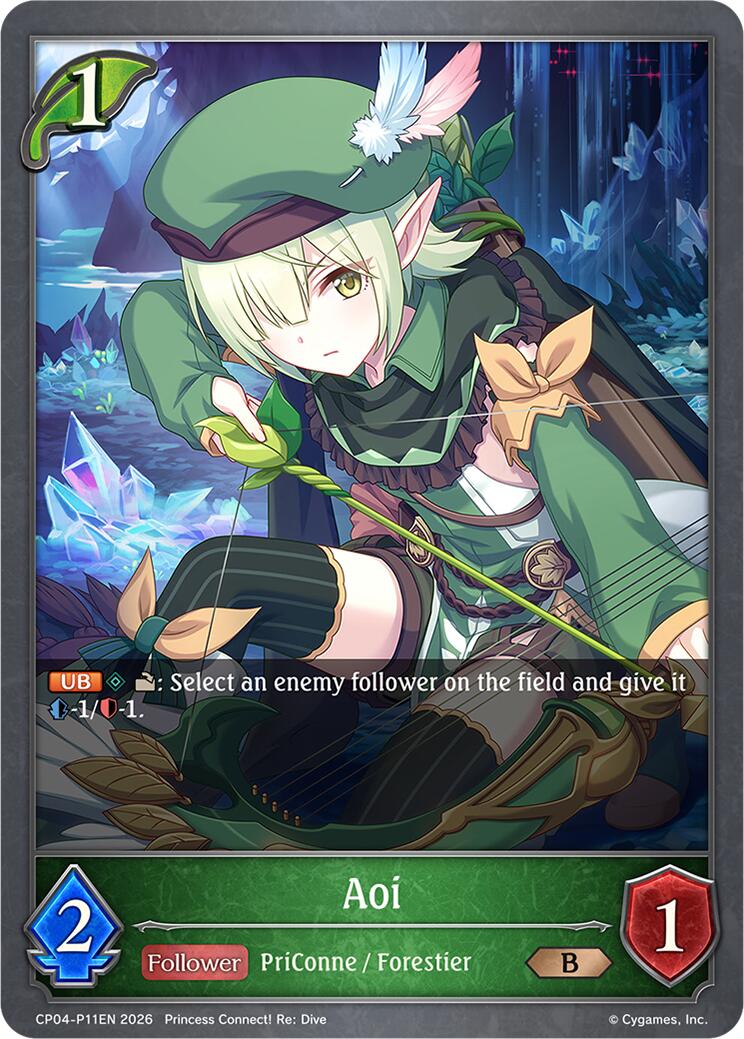 Aoi - P11EN (Foil) (CP04-P11EN) [Princess Connect! Re: Dive]