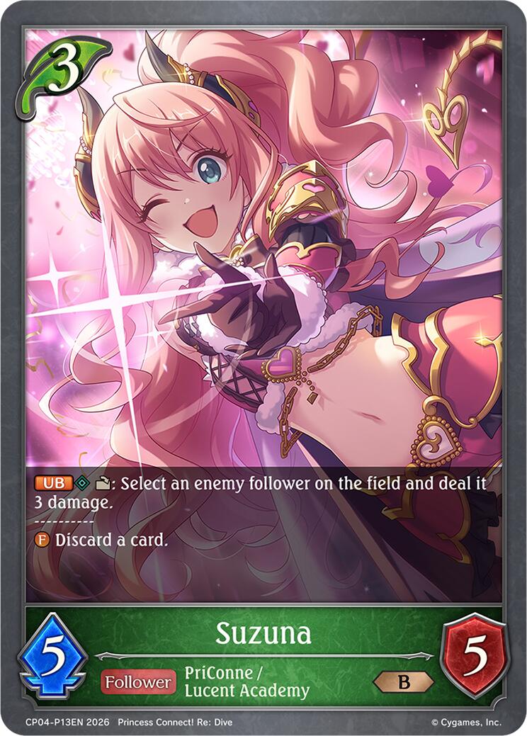 Suzuna - P13EN (Foil) (CP04-P13EN) [Princess Connect! Re: Dive]