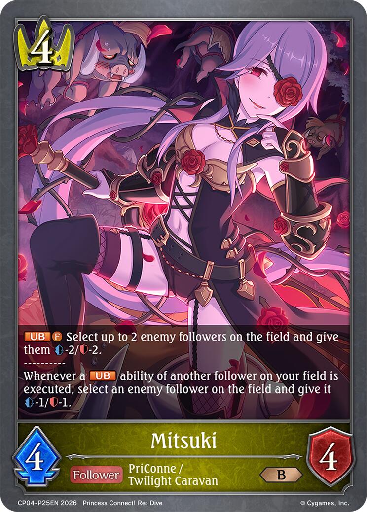 Mitsuki - P25EN (Foil) (CP04-P25EN) [Princess Connect! Re: Dive]