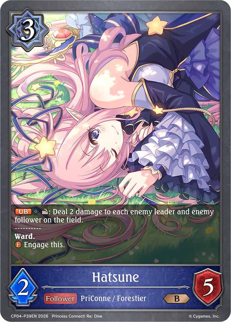 Hatsune - P39EN (Foil) (CP04-P39EN) [Princess Connect! Re: Dive]