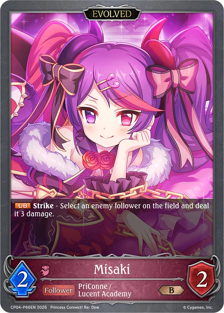 Misaki (Evolved) - P66EN (Foil) (CP04-P66EN) [Princess Connect! Re: Dive]