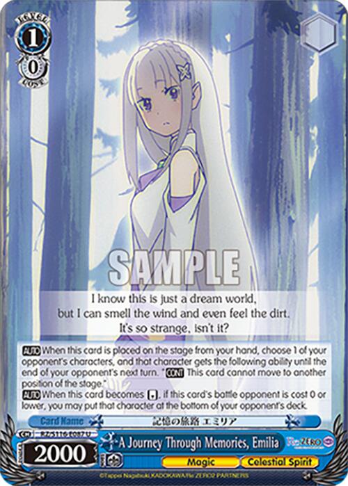 A Journey Through Memories, Emilia (RZ/S116-E087) [Re:ZERO -Starting Life in Another World- Vol.3]