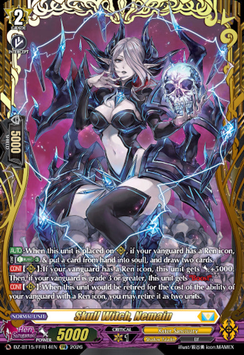 Skull Witch, Nemain (DZ-BT15/FFR14EN) [Strike of Illusionary Shadows]