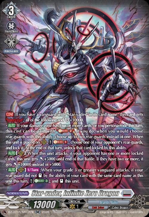 Star-vader, Infinite Zero Dragon (DZ-BT15/SR17EN) [Strike of Illusionary Shadows]