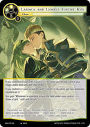 Larinca and Lionel's Furtive Kiss (QSK-070 SR) [The Quest of the Seven Keys]