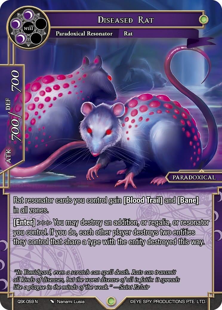 Diseased Rat (QSK-059 N) [The Quest of the Seven Keys]