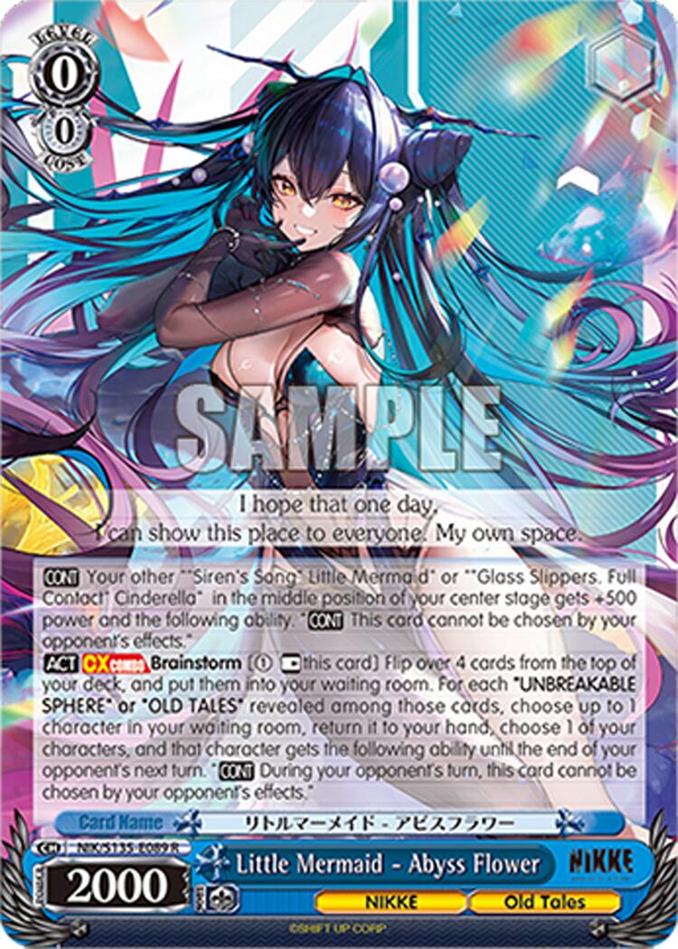 Little Mermaid - Abyss Flower (NIK/S135-E089) [GODDESS OF VICTORY: NIKKE Vol.2]