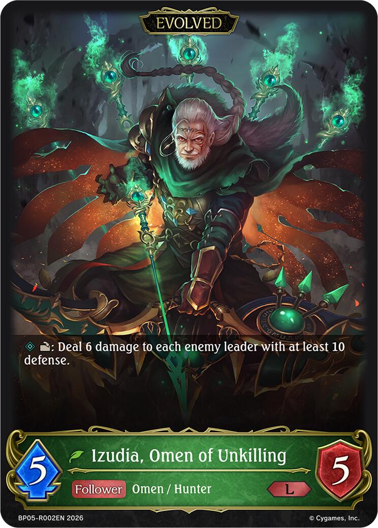 Izudia, Omen of Unkilling (Evolved) (BP05-R002EN) [Eightfold Retribution]