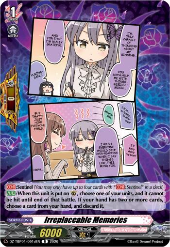 Irreplaceable Memories (D) (DZ-TBP01/091dEN) [BanG Dream! Girls Band Party!]