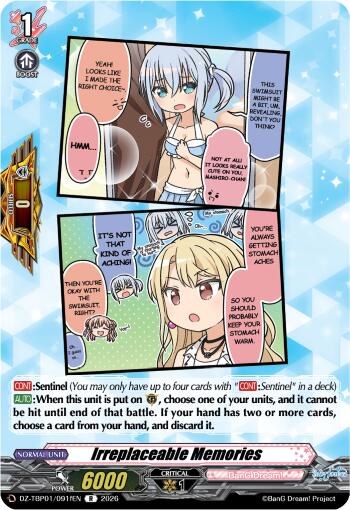 Irreplaceable Memories (F) (DZ-TBP01/091fEN) [BanG Dream! Girls Band Party!]