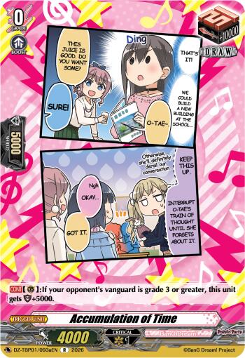 Accumulation of Time (A) (DZ-TBP01/093aEN) [BanG Dream! Girls Band Party!]