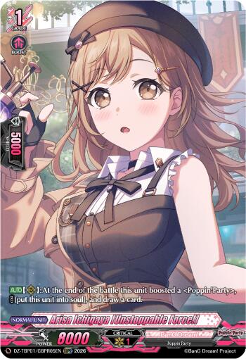 Arisa Ichigaya [Unstoppable Force!] (DZ-TBP01/GBPR05EN) [BanG Dream! Girls Band Party!]