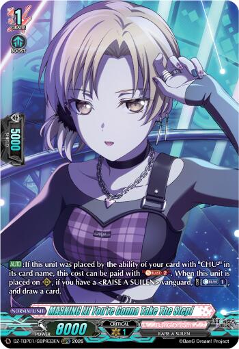 MASKING [If You're Gonna Take The Step] (DZ-TBP01/GBPR33EN) [BanG Dream! Girls Band Party!]