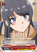 True to One's Word, Mai Sakurajima (SBY/W136-E058) [Rascal Does Not Dream of Santa Claus]