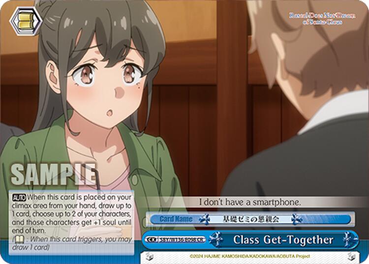 Class Get-Together (SBY/W136-E098) [Rascal Does Not Dream of Santa Claus]