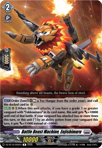 Battle Beast Machine, Enjishimaru (DZ-BT16/055EN) [Parallactic Dawn]