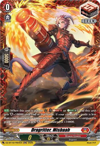 Dragritter, Misbaah (DZ-BT16/FR04EN) [Parallactic Dawn]