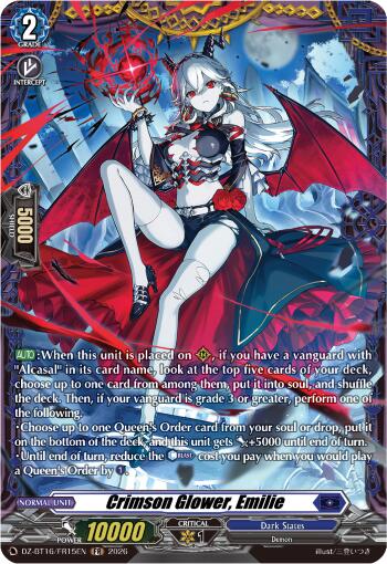 Crimson Glower, Emilie (DZ-BT16/FR15EN) [Parallactic Dawn]