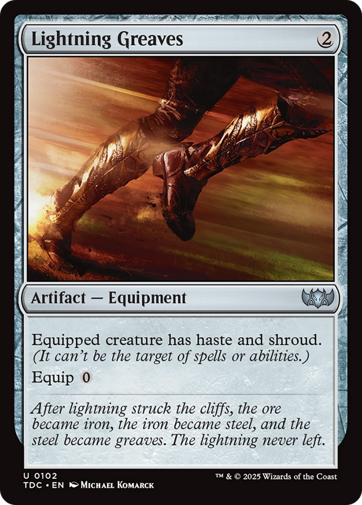 Lightning Greaves [Tarkir: Dragonstorm Commander]