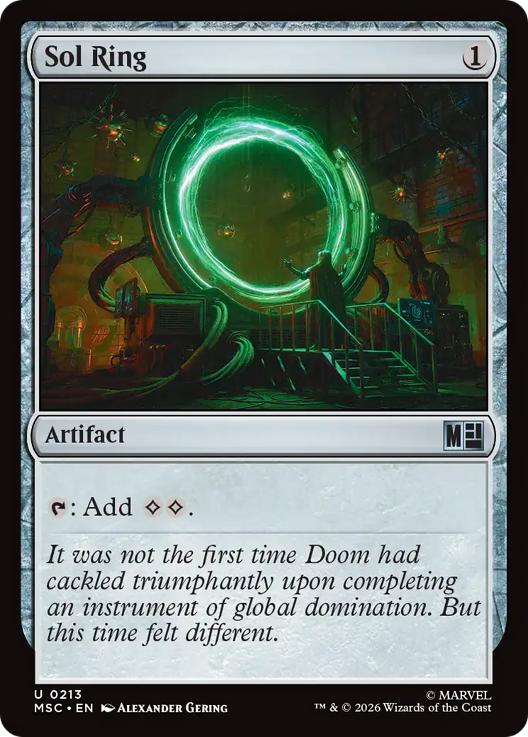 Sol Ring (0211) (Surge Foil) [Marvel Super Heroes Commander]