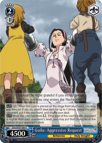 Guila: Aggressive Request (SDS/SX03-089 U) [The Seven Deadly Sins]