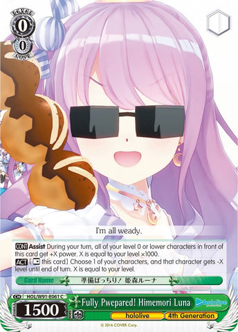 Fully Pwepared! Himemori Luna (HOL/W91-E061 C) [hololive production]