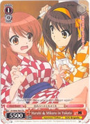 Haruhi & Mikuru in Yukata (SY/W08-TE03 TD) [The Melancholy of Haruhi Suzumiya]