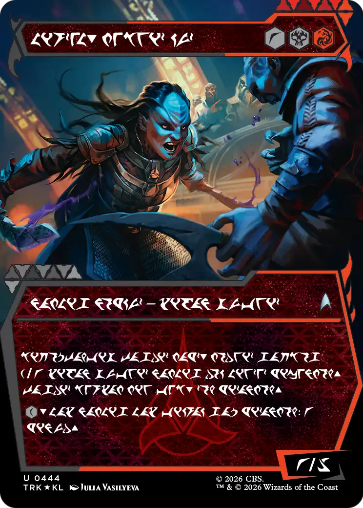 L'Rell, Fierce Visionary (Showcase) (Klingon) [Star Trek]
