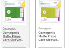 Gamegenic Matt Prime: Standard 100ct Sleeves - Random Colours