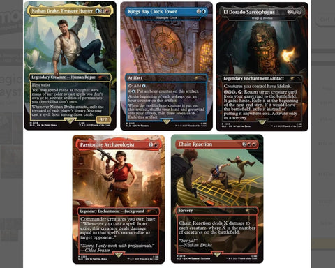 Magic the Gathering Secret Lair Playstation Uncharted (Non Foil)