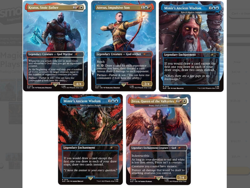 Magic the Gathering Secret Lair Playstation God of War Norse (Non Foil)