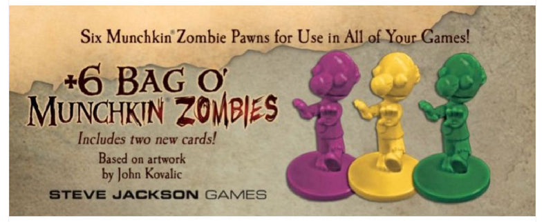 Munchkin Zombies Plus 6 Bag O Munchkin Zombies