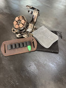 Metal Bullet Dice Set with Revolver Cylinder Dice Storage