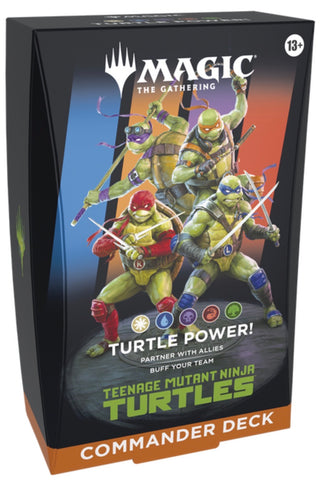 Magic the Gathering Teenage Mutant Ninja Turtles Commander Deck Turtle Power!
