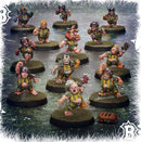 Halfling Blood Bowl Team: Greenfield Grasshuggers