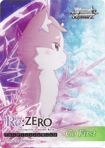 Go First Card - Resisting Against Fate, Puck [Re:ZERO: The Frozen Bond]