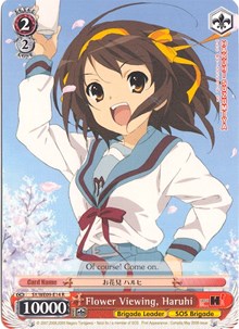 Flower Viewing, Haruhi (SY/WE09-E14) [The Melancholy of Haruhi Suzumiya Extra Booster]