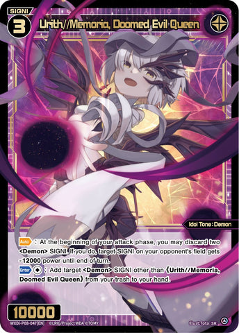 Urith//Memoria, Doomed Evil Queen (WXDi-P08-047[EN]) [Spread Diva]