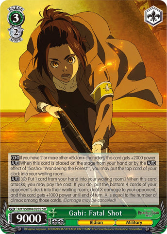 Gabi: Fatal Shot (Foil) [Attack On Titan: Final Season]