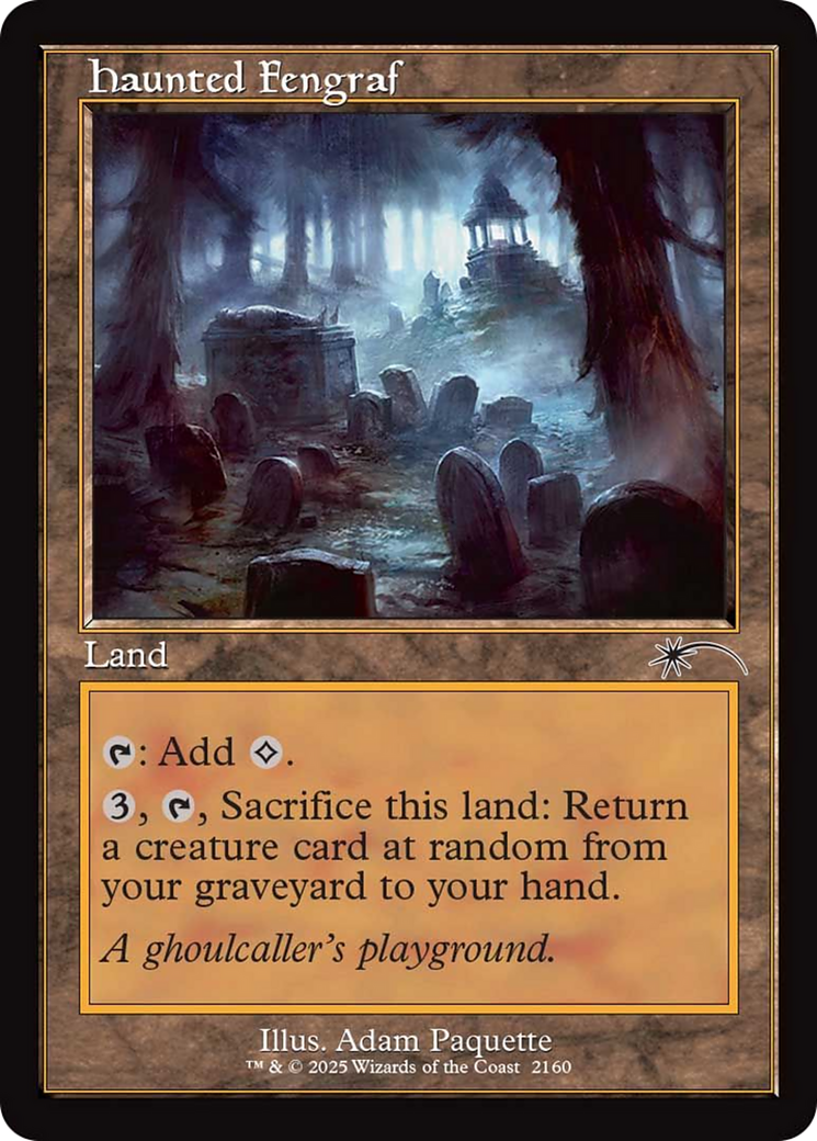 Haunted Fengraf (Retro Frame) [Secret Lair Drop Series]