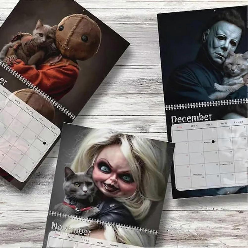 Horror ...but with cats 2026 Calendar