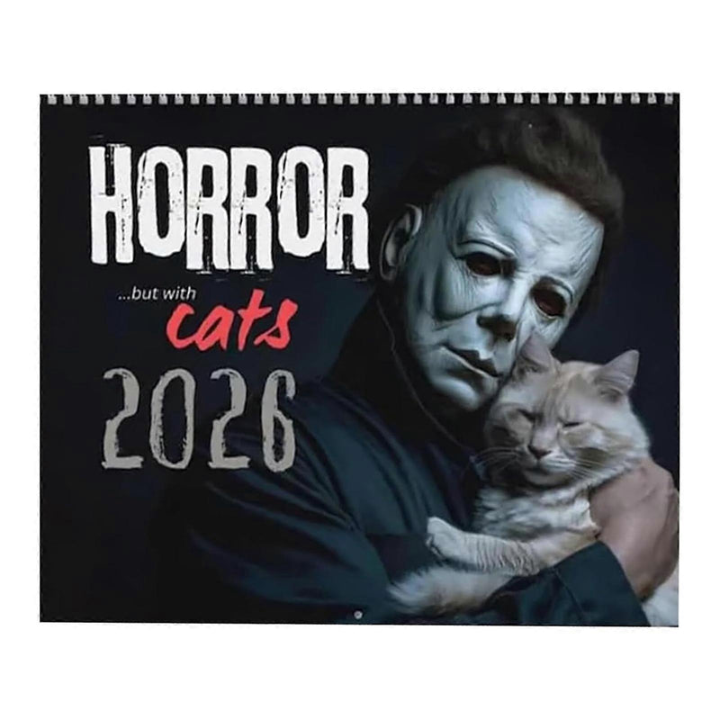 Horror ...but with cats 2026 Calendar