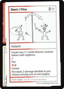 Start // Fire (2021 Edition) [Mystery Booster Playtest Cards]