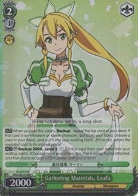 Gathering Materials, Leafa (SAO/SE23-E06 C) (Parallel Foil) [Sword Art Online II]