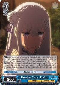 Flooding Tears, Emilia (RZ/S55-E083 C) [Re:ZERO Vol.2]