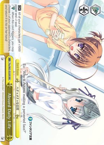Absurd Daily Life (Fkz/W65-E020R RRR) [Fujimi Fantasia Bunko]