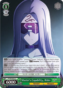 Master's Capability, Rider (FS/S64-E037 U) [Fate/Stay Night [Heaven's Feel]]