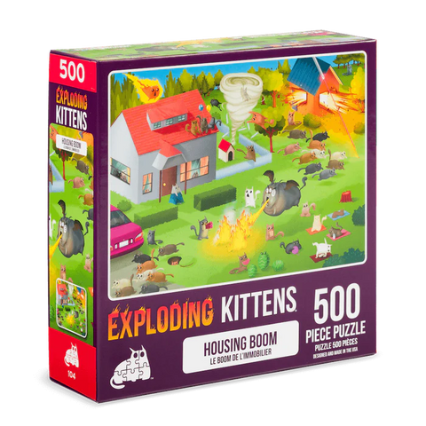 Exploding Kittens Housing Boom Jigsaw from Exploding Kittens