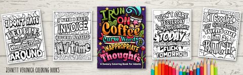 Random Coloring Books for Adults - NOT so large