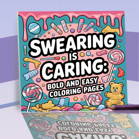Swearing is Caring - Bold and Easy Coloring Pages